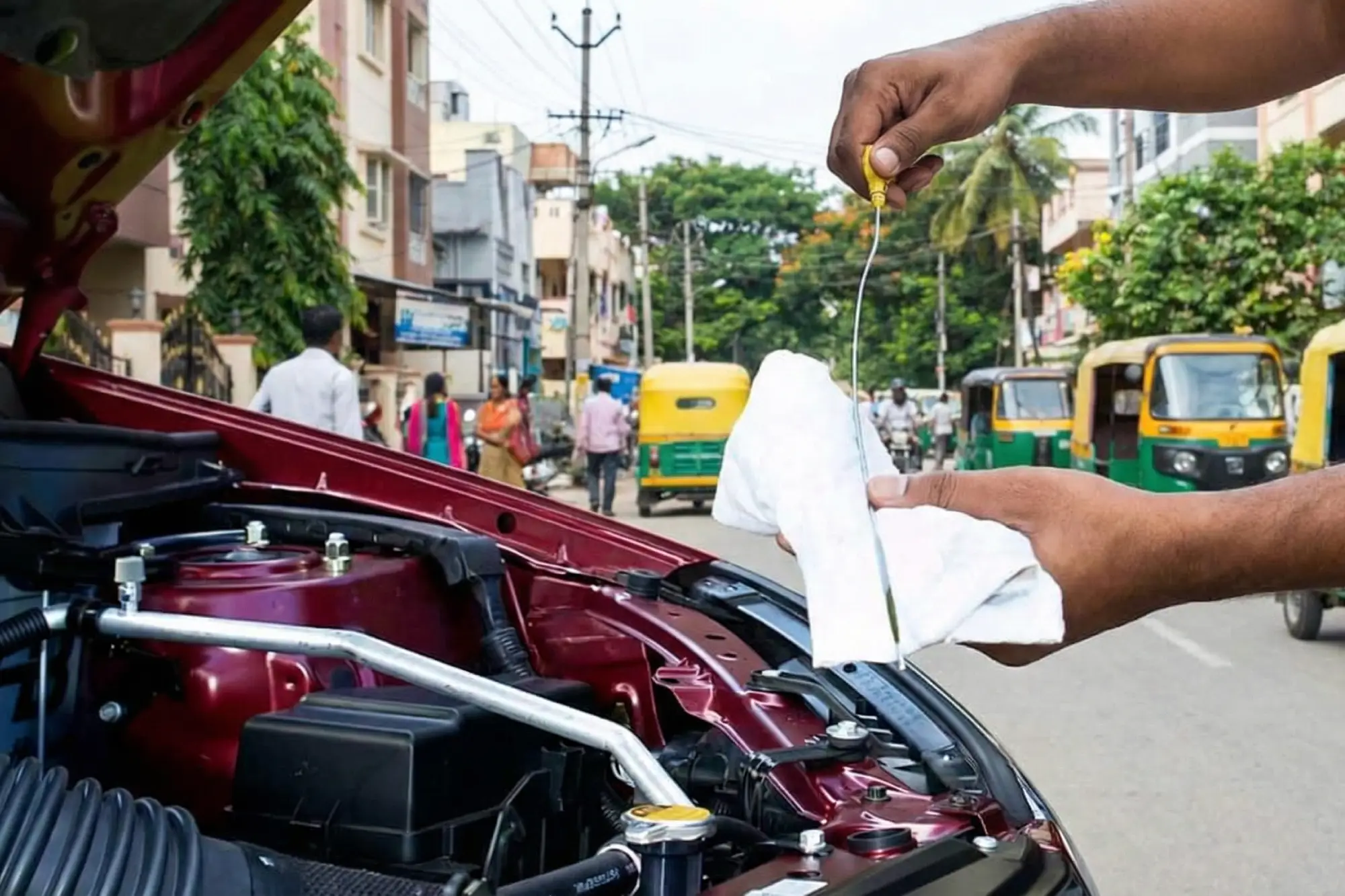 Engine oil replacement