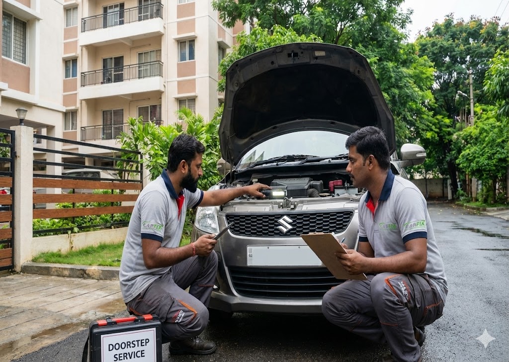 Front suspension check